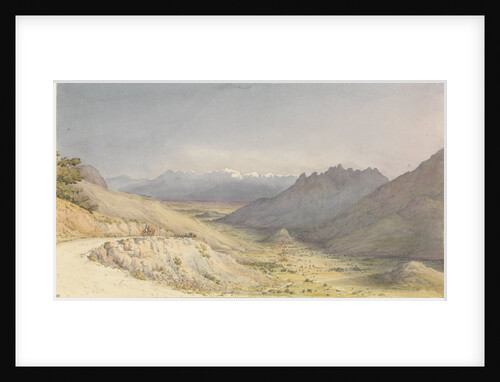 The Cuesta de Chacabuco, looking towards San Felipe de Aconcagua [Chile], Jany 14th 1851 by Edward Gennys Fanshawe