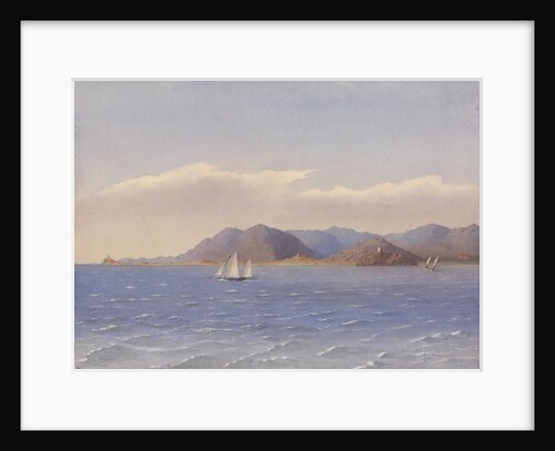 Pula, Bay of Cagliari, June 1857 [Sardinia] by Edward Gennys Fanshawe
