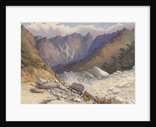 Quarries near Carrara, July 1857 [Italy] by Edward Gennys Fanshawe