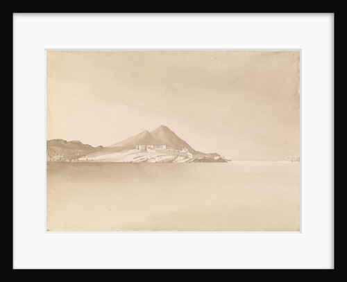 Fort and village of Navarino [Pylos], Septr. 26th 1857 [Greece] by Edward Gennys Fanshawe