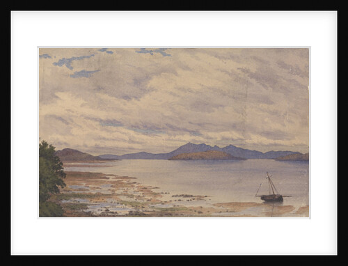 Arran and the Firth of Clyde from Fairlie, 1843 [Scotland] by Edward Gennys Fanshawe