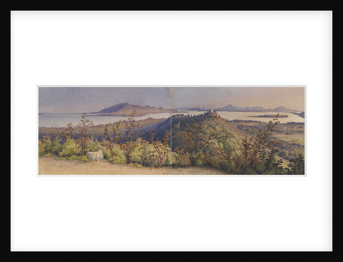 Moulmein [Burma] from one of the Pagodas on the hill behind the town, early morning, Feby 1846 by Edward Gennys Fanshawe