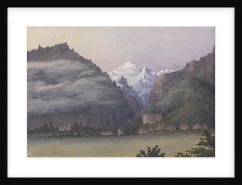 Jungfrau from Interlaken, 1877 [Switzerland] by Edward Gennys Fanshawe