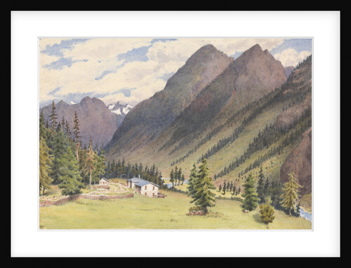 In the Val Bevers, Engadine, 1880 [Switzerland] by Edward Gennys Fanshawe