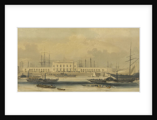 Off Blackwall Docks. Showing the 'Brunswick' 'Propellor' and 'Waterman' by unknown