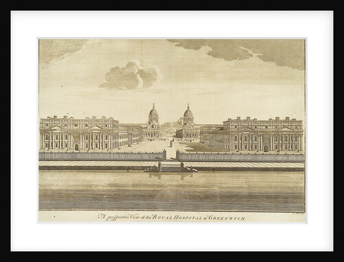 A Perspective View of the Royal Hospital at Greenwich by Benjamin Cole