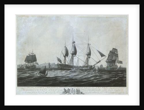 The 'Pitt' (circa 1787) near Dover returning from China 1787 by Dominic Serres