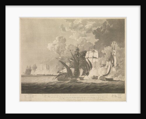 Defeat of the French and Italian squadron, 13 March 1811 by R. Lambe