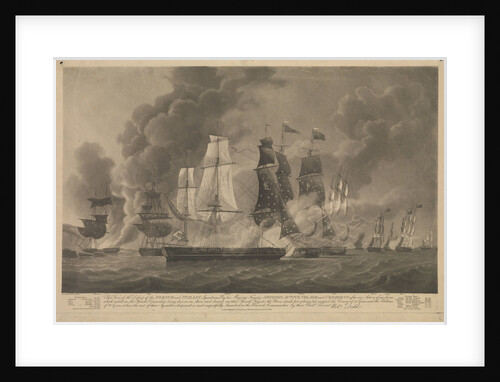 Defeat of the French and Italian squadron, March 1811 by Robert Dodd