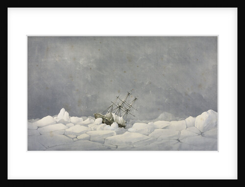 The Perilous situation of HMS 'Investigator', while wintering in the pack in 1850-1851 by S. Gurney Cresswell