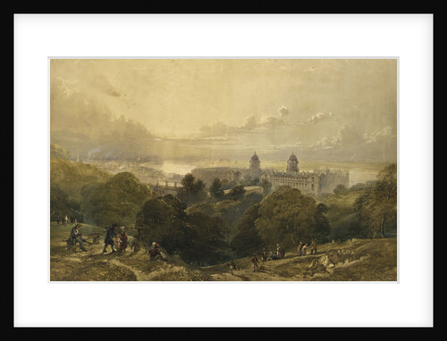 View of Greenwich from the top of Greenwich Park by David Cox Jr