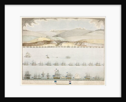 The Attack on Boulogne, October 1804 by E. D. Lewis