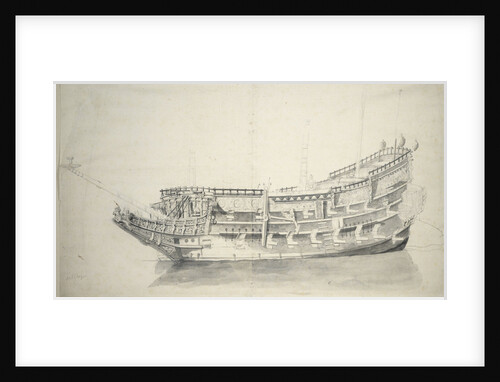 The 'Antelope' by Willem van de Velde the Elder