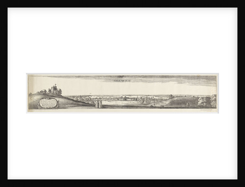 'Graenwich' (Greenwich) by Wenceslaus Hollar