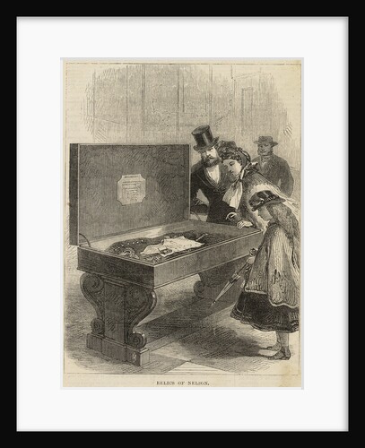 Relics of Nelson (on show at Greenwich Hospital) by M. Jackson