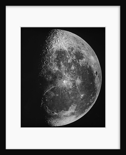 Astronomical glass plate slide of the Moon (1903) by Unknown