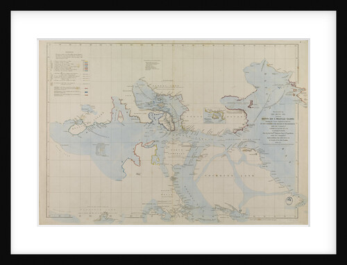 Enlarged plan of Erebus and Terror Bay - The winter quarters of Sir John Franklin by John Arrowsmith