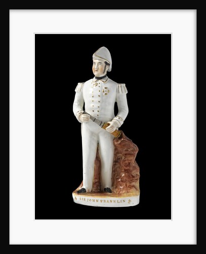 A Staffordshire earthenware figure of the Arctic explorer, Sir John Franklin (1787-1847) by unknown