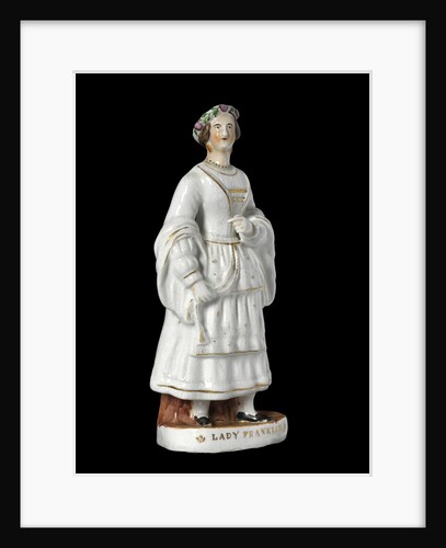 A Staffordshire earthenware figure of Lady Jane Franklin (1792-1875) by Unknown