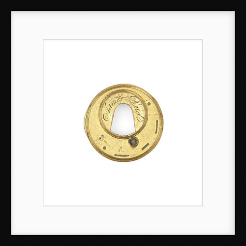 Gold dust cover of a watch by Unknown