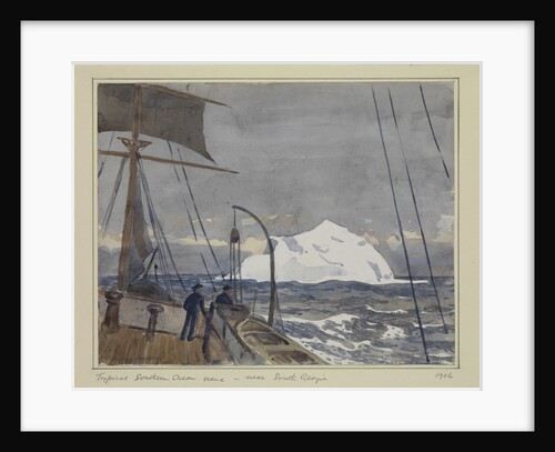 Typical Southern Ocean scene - near South Georgia by Sir Alister Hardy
