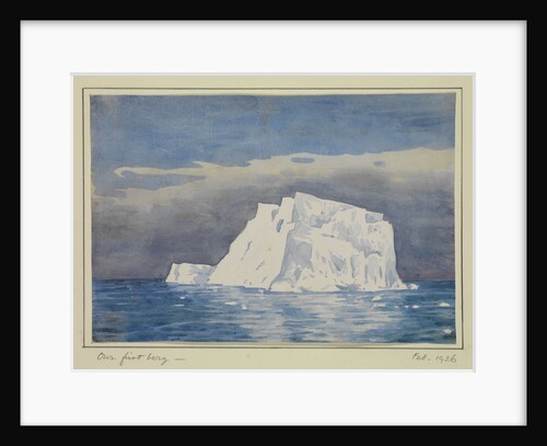 Our first berg - Feb 1926 by Sir Alister Hardy