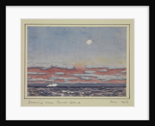 Evening near Bouvet Island, Nov 1926 by Sir Alister Hardy