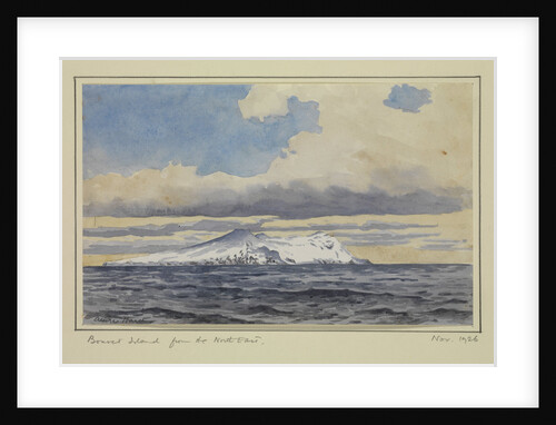 Bouvet Island from the North East, Nov 1926 by Sir Alister Hardy