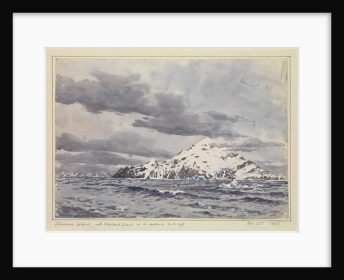 Clarence Island, with Elephant Island in the distance to the left, Feb 23rd, 1927 by Sir Alister Hardy