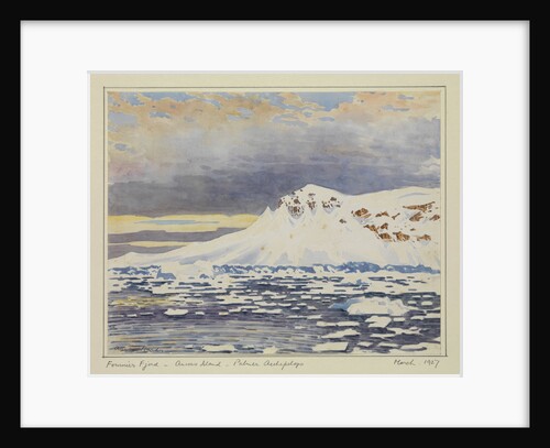 Fournier Fjord - Anvers Island - Palmer Archipelago, March 1927 by Sir Alister Hardy