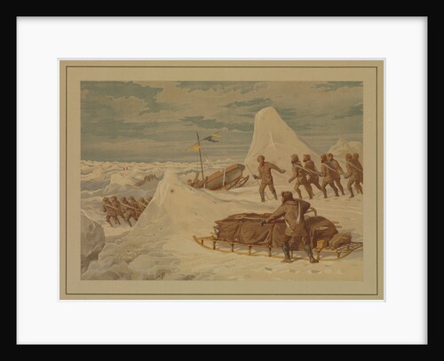 Polar Sketches. On the Northern March, April 8, 1876 by Dr Edward Lawton Moss (artist); Ward