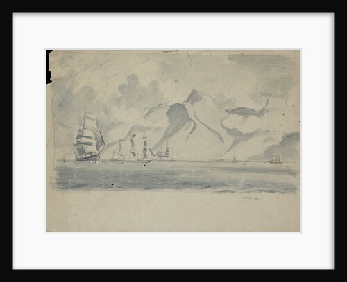 View of Table Bay with ships by John Everett
