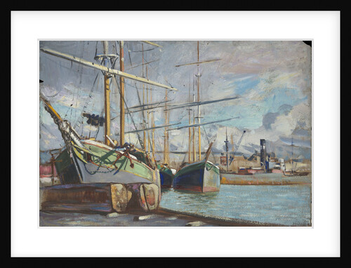 A barquentine by John Everett