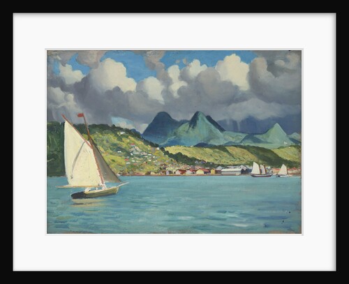 Martinique: Fort de France, from the 'Suzanne' by John Everett