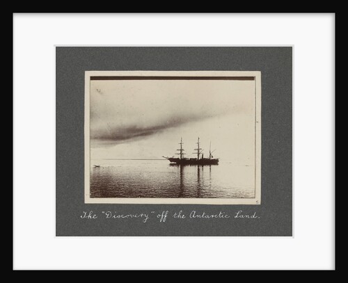 The Discovery of the Antarctic Land from National Antarctic Expedition photo album by Sir Ernest Henry Shackleton