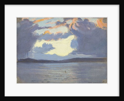 Distant view of Jamaica from the sea by John Everett