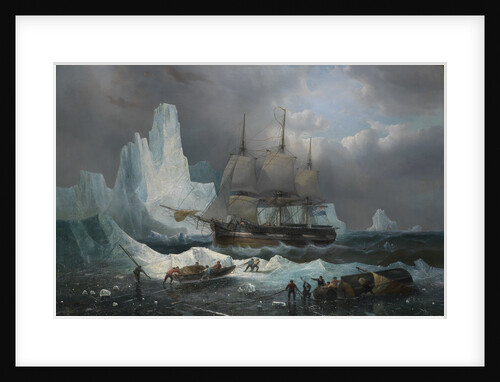 HMS Erebus in the Ice, 1846 by Francois Etienne Musin