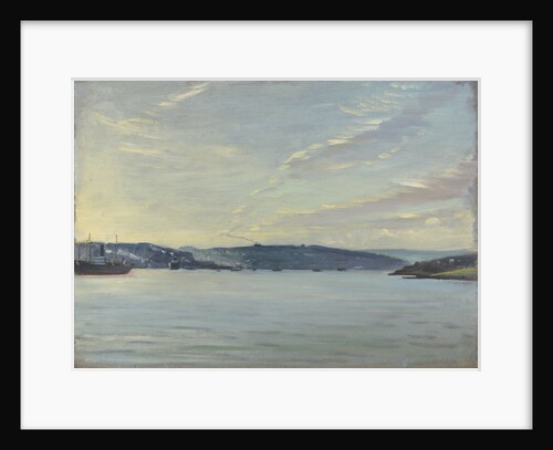 A ship viewed from the 'Suzanne', near Falmouth, Jamaica by John Everett