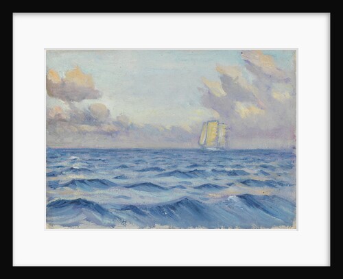 A sailing ship by John Everett