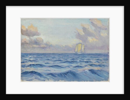 A sailing ship by John Everett