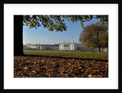 Autumnal image of the Queen's House in Greenwich including views from the park by National Maritime Museum