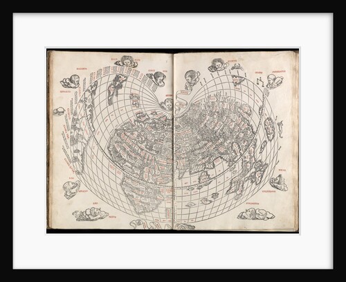 Claudii Ptholemaei Alexandrini liber geographiae cum tabulis et universali figura et cum additione locorum quae a recentioribus reperta sunt diligenti cura emendatus et impressus by Claudius Ptolemy