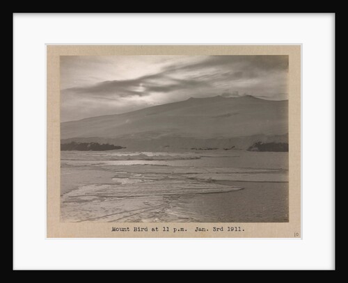 Mount Bird taken from Terra Nova (1884) by Herbert George Ponting
