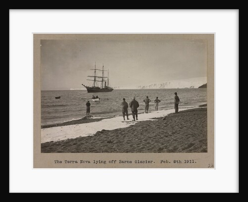 Terra Nova (1884) lying off Barne Glacier by Herbert George Ponting