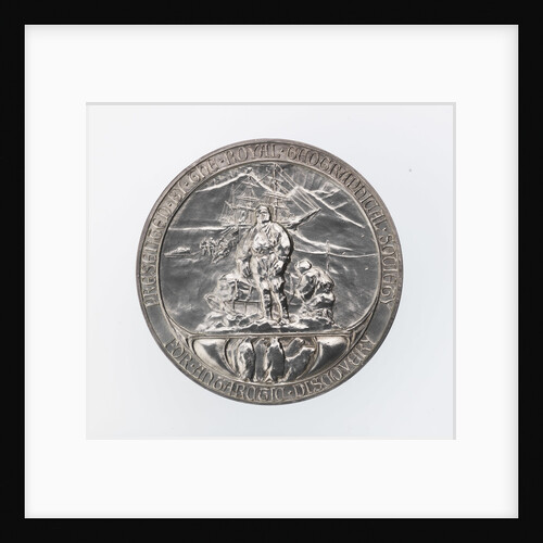 Royal Geographical society medal: Scott's Antarctic Expedition 1902-1904 by Gilbert Bayes