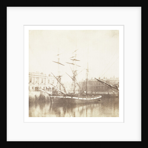 A view of the ships near Custom House, Dublin by Calvert Richard Jones