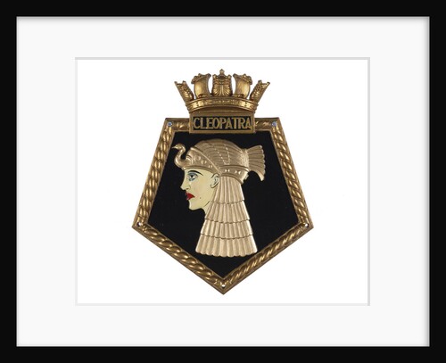 Ship's badge HMS 'Cleopatra' (1915) by Unknown