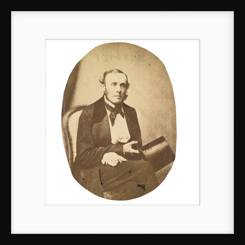 An unidentified male member of the Herschel Family. Fox Talbot Collection by Unknown