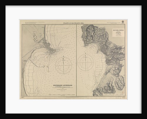 Plans in the Black Sea by British Admiralty; Malby & Sons; Sir C.A. Hartley CE; Vice-Admiral Thomas A.B. Spratt