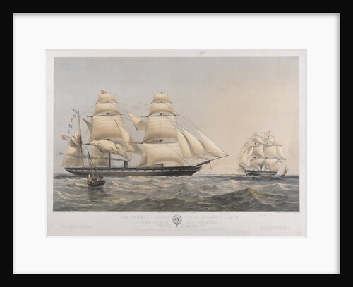The General Screw Steam Shipping Compy's Screw Steam Ship Croesus by Thomas Goldsworth Dutton [artist & engraver]; Day & Son [printers]; H. J. Buchan [publisher]